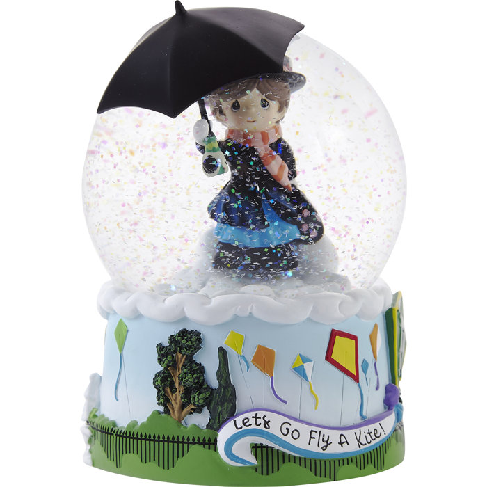 precious moments mary poppins snow globe